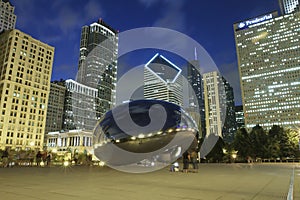 Chicago Skyline at night