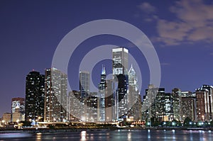 Chicago Skyline at night