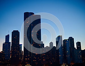Chicago Skyline At Twilight #4