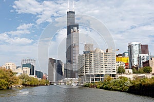 Chicago skyline wtih Sears Tower