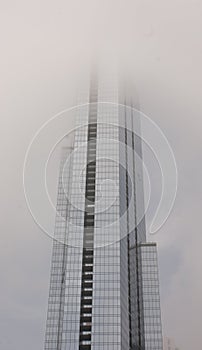 Chicago Skyscraper Lost in Fog