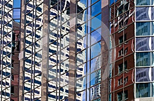 Chicago skyscraper reflection