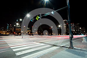 Chicago Street at Night