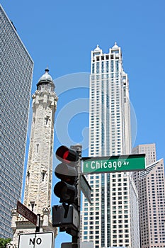 Chicago Street and the Water Tower