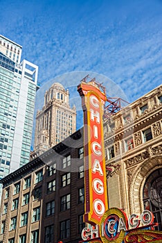 Chicago Theater Marquee