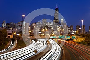 Chicago traffic. photo