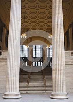 Chicago Union Station steps