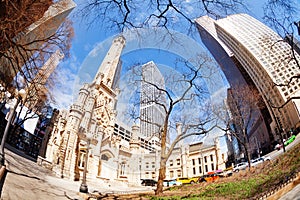Chicago Water Tower at North Michigan Avenue, USA