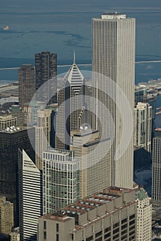 Chicago Winter (Ariel view)