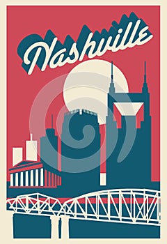 Nashville Tennessee postcard photo