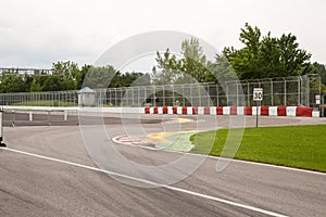 The chicane approaching wall of champions on Circuit Gilles Villeneuve photo
