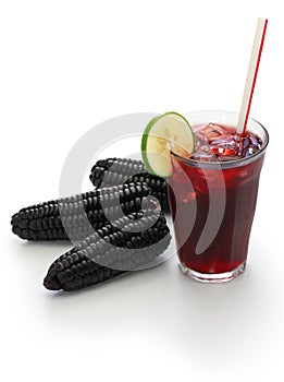 Chicha morada, peruvian purple corn drink