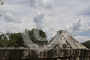 Chichen Itza el castillo Kukuklan Temple,acient culture,Mexico Yucatan