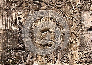 Chichen Itza hieroglyphics photo