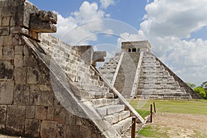 Chichen Itza Kukulcan Temple and Venus Platform