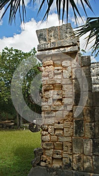 Chichen Itza, mayan pyramid in Yucatan, Mexico. It`s one of the