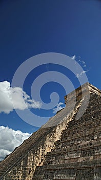 Chichen Itza, mayan pyramid in Yucatan, Mexico. It`s one of the