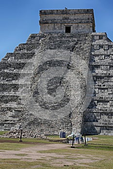 Chichen Itza - Mesoamerican steppe pyramid Kukulcan in the state of Ykatan built by the Mayan civilization