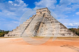 Chichen Itza, Mexico. Temple of Kukulcan, also known as El Castillo.