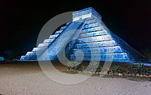 Chichen Itza at Night