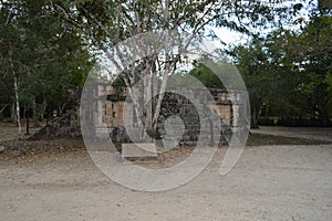 Chichen Itza Pillars Pyramid Mayan Ruin Stepped Stairway to Heaven