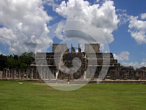 Mexico : Chichen Itza the Plaza of thousand columns photo