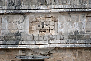 Chichen-Itza pyramid detail