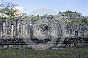 Chichen Itza Ruins, Grupo de la Mil Columnas, Tinum, Yucatan, Mexico