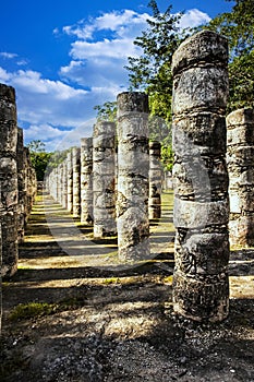 Chichen Itza showing The Colonnades Yucatan Peninsula, Mexico, North America photo