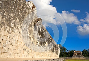 Chichen Itza stone ring Maya ballgame court photo