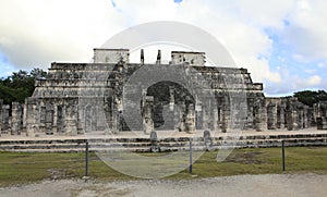 Chichen Itza and Temple of the Warriors in the Yucatan