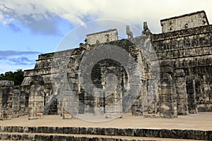 Chichen Itza and Temple of the Warriors in the Yucatan