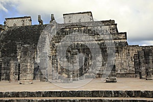 Chichen Itza and Temple of the Warriors in the Yucatan