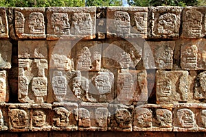 Chichen Itza Tzompantli Wall of Skulls Maya photo