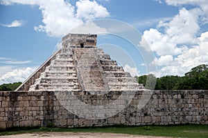 Chichen Itza Tzompantli the Wall of Skulls, Mexico City