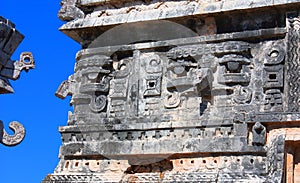 Chichenitza mayan pyramids in yucatan, mexico XXI