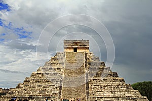 Chichenitza pyramids near merida in yucatan mexico I