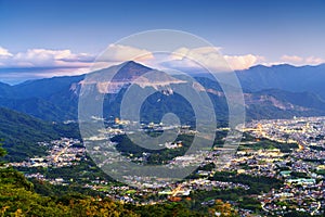 Chichibu, Saitama, Japan with Buko Mountain