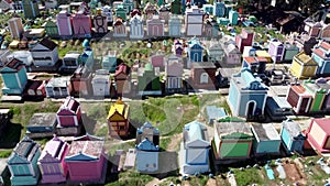 Chichicastenango colorful cemetery in Guatemala