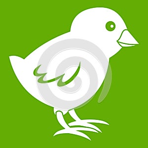 Chick icon green