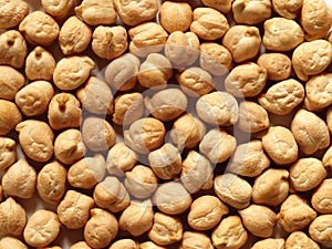 Chick peas or garbanzo beans photo