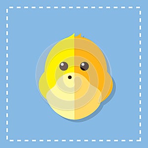 chick. Vector illustration decorative design