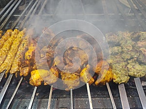 Chicken barbque BBQ photo