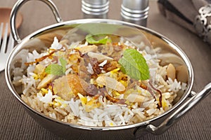Chicken Biryani Indian Curry Food Cuisine