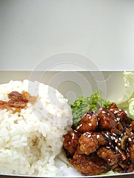 Chicken with blackpepper sauce