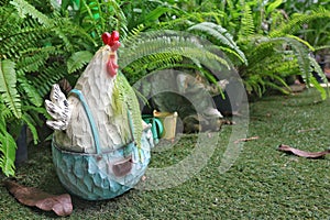 Chicken in blue aporn