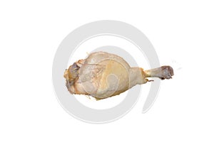 chicken bones isolated on white background