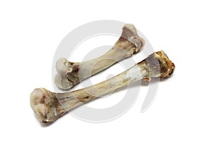Chicken bones isolated