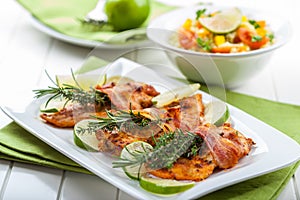 Chicken breast with herbs