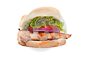 Chicken breast sandwich photo